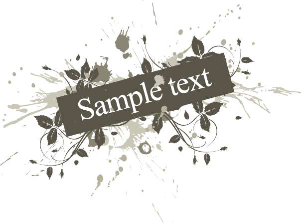 free vector Free Vector Floral with Grunge Background Graphic